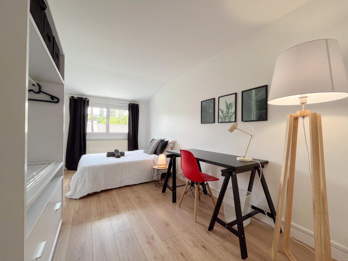 Maison Ideale Pour Visiter Paris Versailles - Chambres Privees Paris-Saclay Bures-sur-Yvette Eksteriør billede